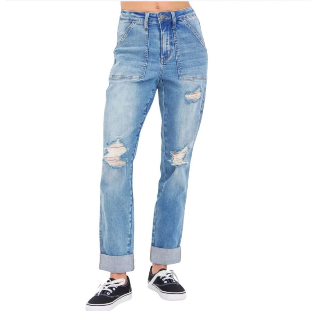 Judy Blue - HW Patch Pocket Denim - Reg & Plus Sizes